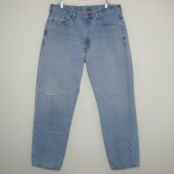 Vintage Levi's 550 Tapered Leg Distressed Jeans 38 - Picture 3 of 8